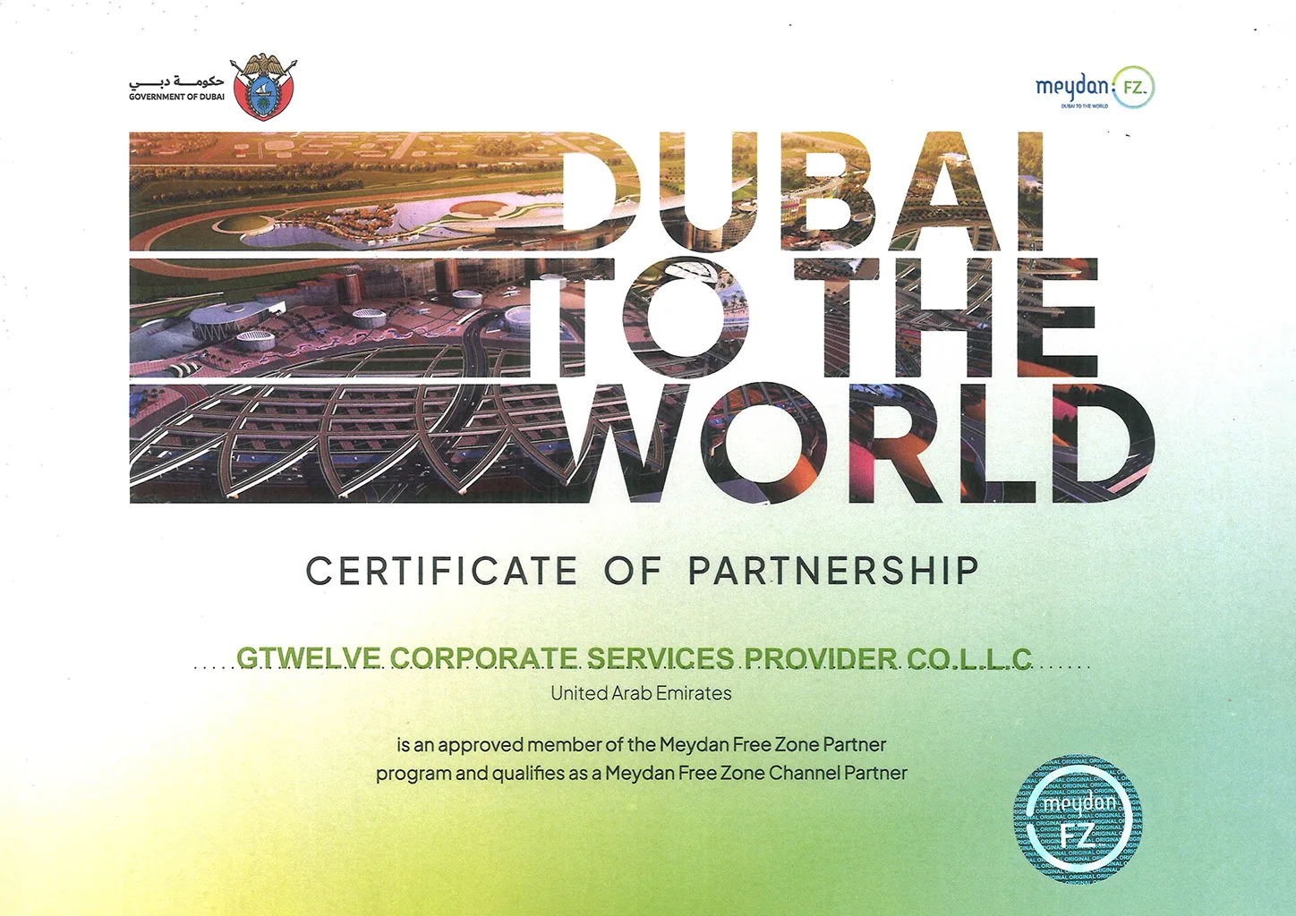 G12 Channel Partner Meydan Dubai